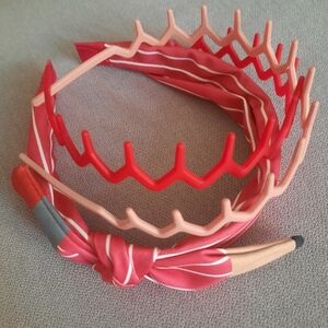 Red and Pink Headbands Set